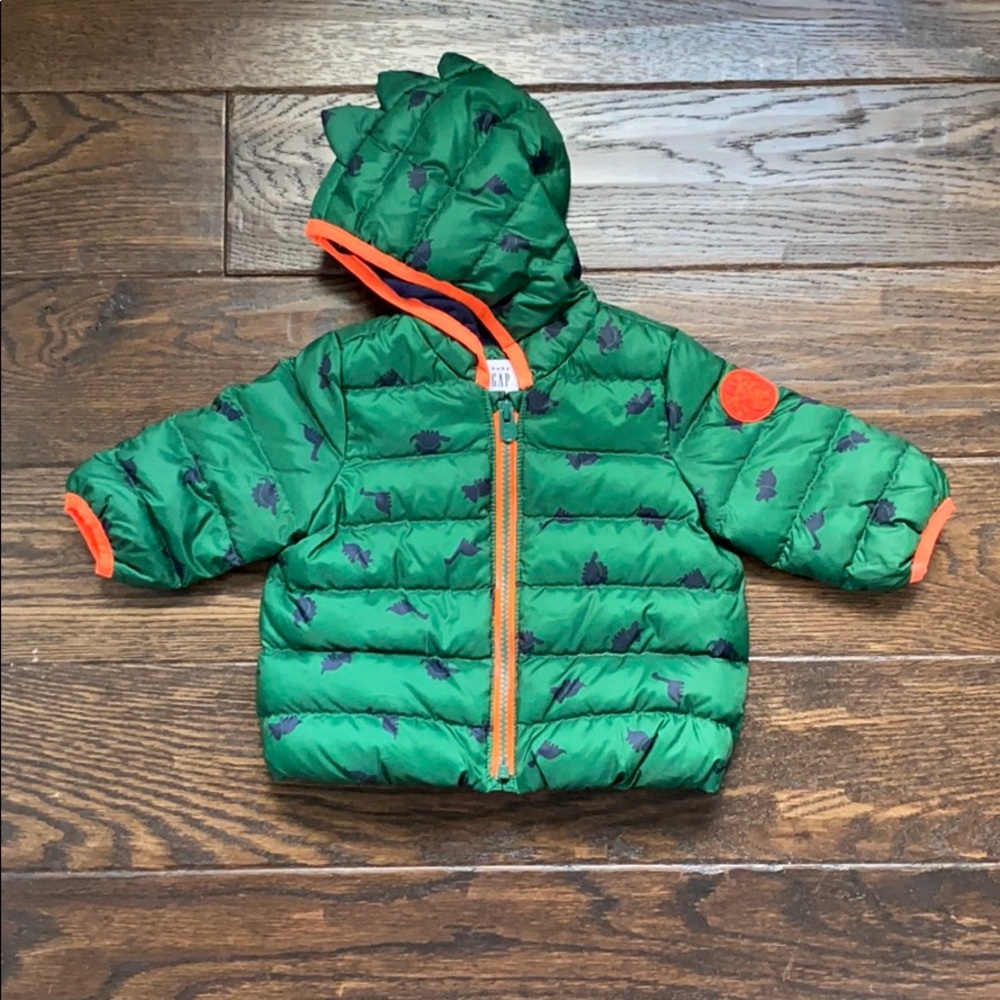 Baby Gap Dinosaur Puffer Coat - Picture 1 of 6